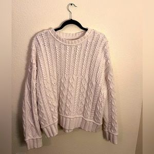 Off white knit Lucky Brand sweater XL